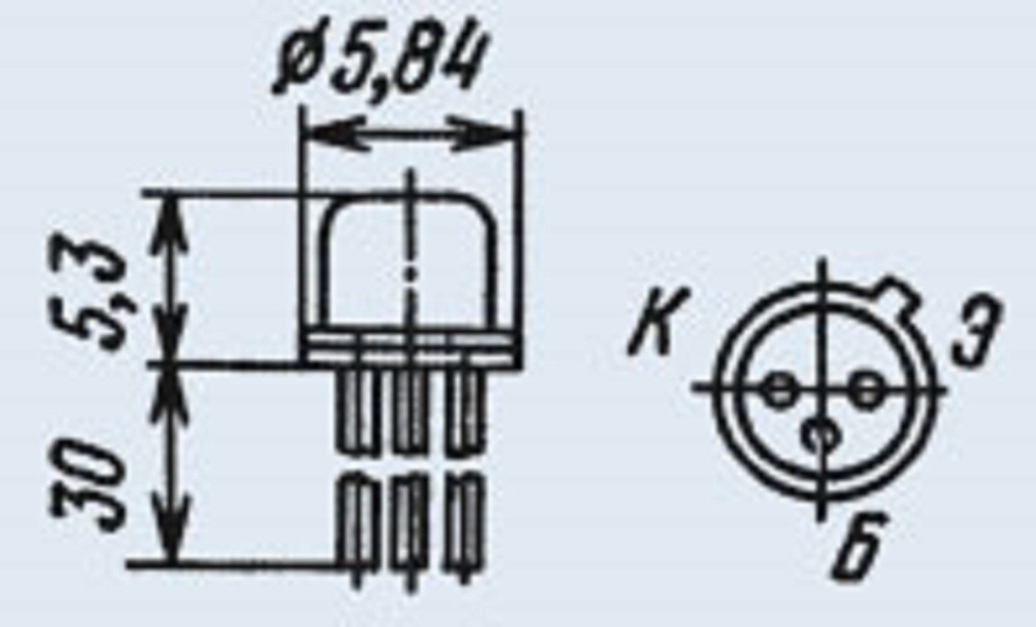 Transistors silicon KT201B analogue 2N2432A transistor USSR 2 pcs free ...
