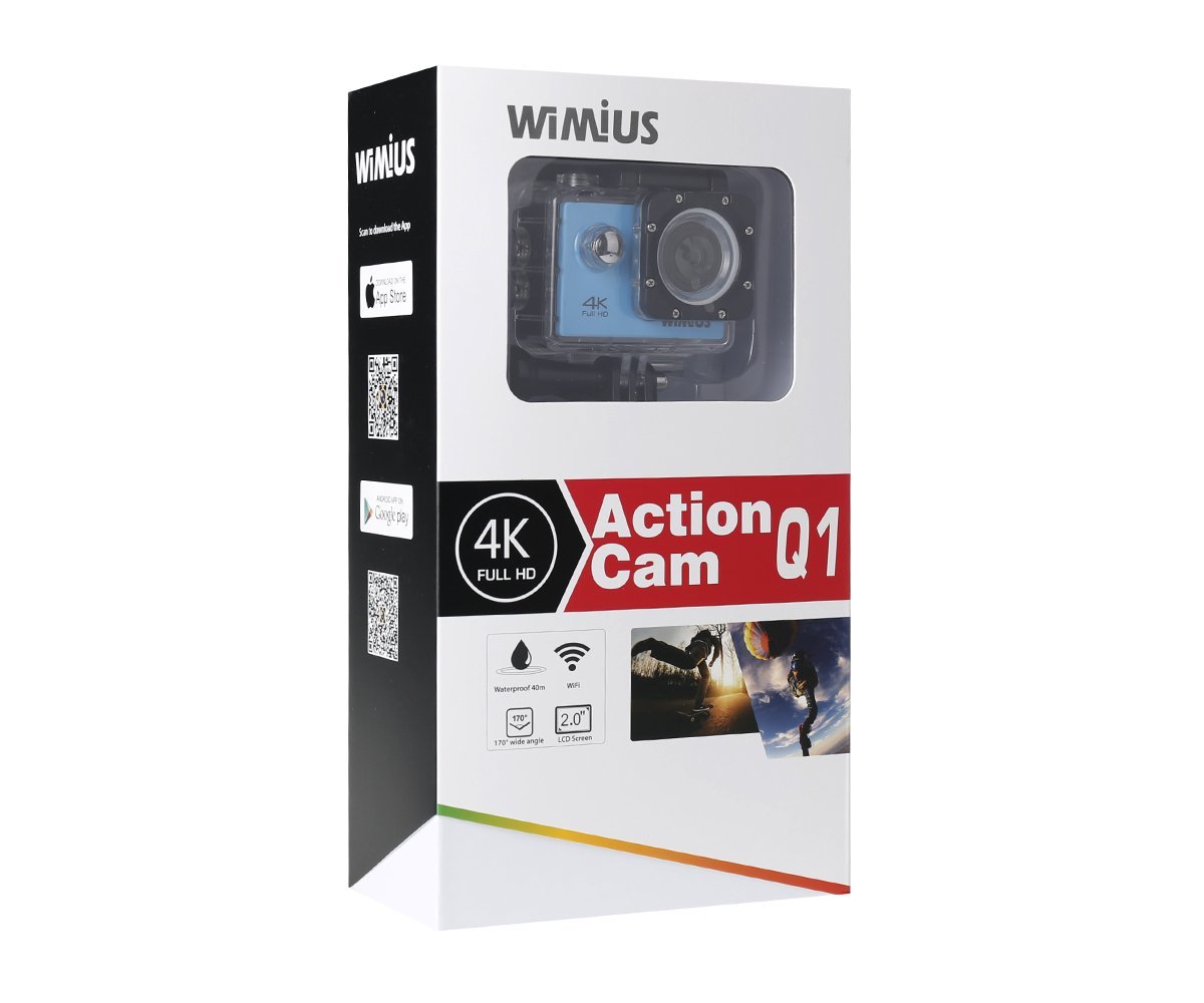 Wimius K Sports Action Camera Wifi Full Hd P Fps Mp Inch Waterproof Video Camera