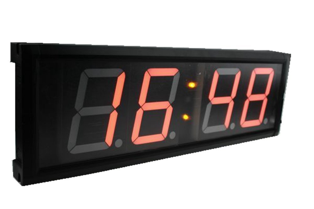 AZOOU 4-inch Character High Led Digital Wall Clock Countdown Countup ...