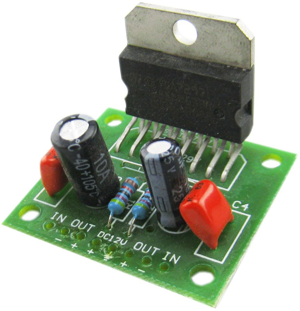 Audio Power Amplifier DC6V to 18V TDA7297 Module Dual Channel 15W+15W Board