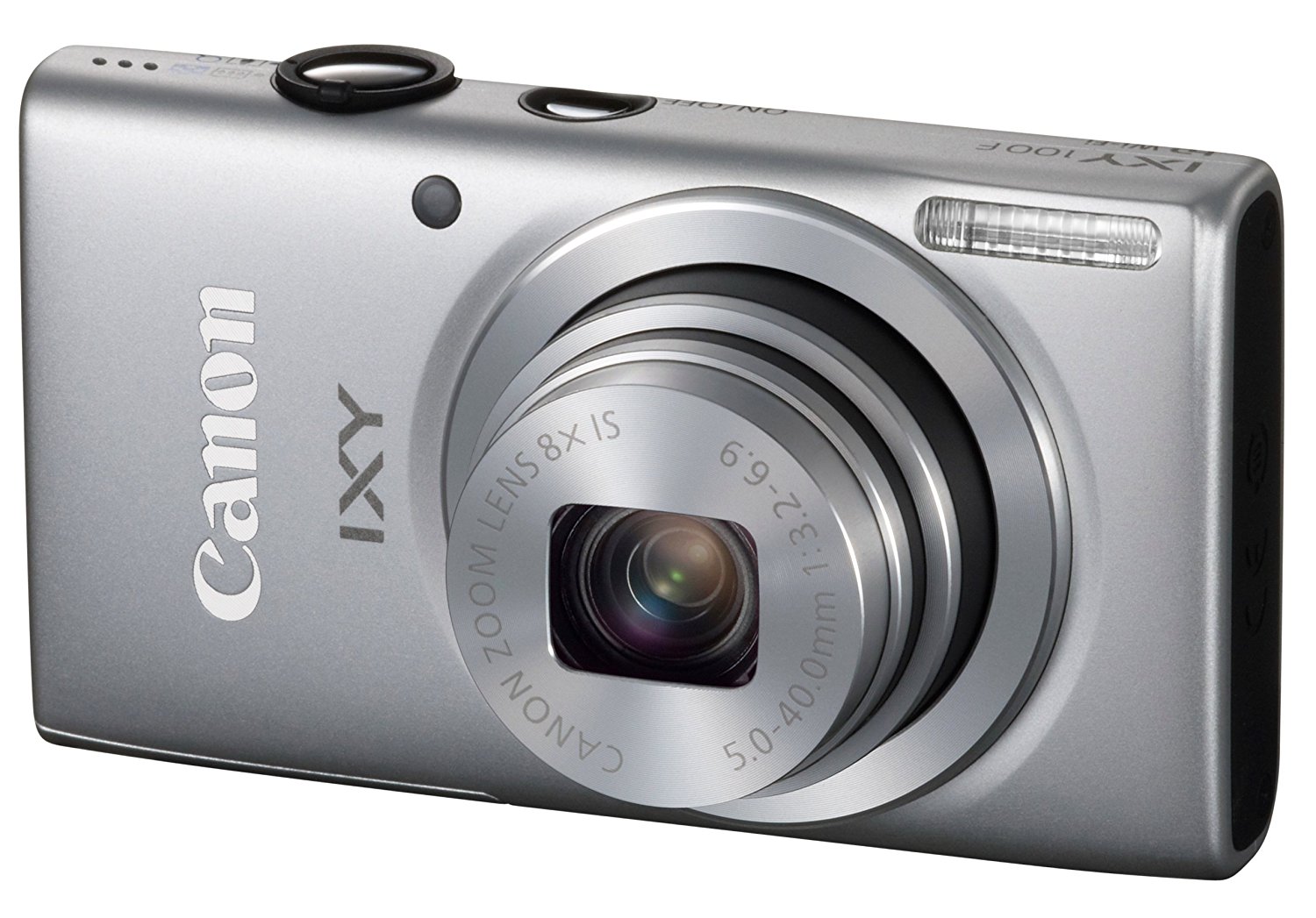 Canon Digital Camera IXY 100F (Silver) 28mm wide-angle optical zoom 8 ...