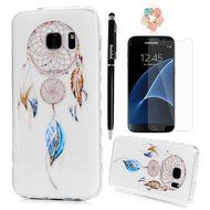 Badalink Galaxy S7 Case Shock-Absorbing Drop Protection TPU Bumper Protective Back Cover Slim-Fit Flexible Easy... N3