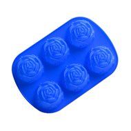 6 Even Roses Silicone Bakeware