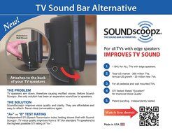 SOUNDscoopz - The sound bar alternative