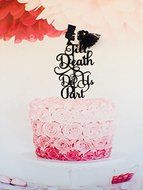 Till Death Do Us Part Skull Cake Topper N4