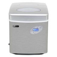 Whynter IMC-491DC Portable Ice Maker with Water Connection, 49 lb. Capacity, Stainless Steel N4