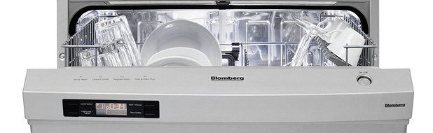 Blomberg DW24100SS Dishwasher with ADA Tub Front Controls, 14 Place Settings, Stainless Steel