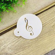 Y&amp;XL&amp;H Musical Cookie Stencil, Stencil for Cake Decorating N2