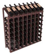 Wine Racks America Ponderosa Pine 8 Column 8 Row Display Top Kit. 13 Stains to Choose From!
