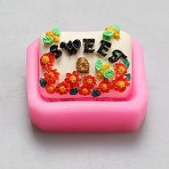 Sher Sweet Flowers Chocolate Silicone Molds,Cake Molds,Soap Molds,Decoration Tools Bakeware