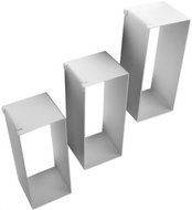 Alan Silverwood Individual Rectangle Food Rosti Ring Set Of 3, 1.75 x 4" - 12244
