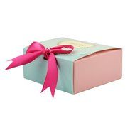 Wanting DIY Folding Paper Box Package Candy Bakery Cake Gift Boxes With Beautiful Ribbon(Set of 6) N2