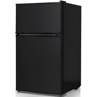 Keystone KSTRC312CB Compact 2-Door Refrigerator/Freezer, 3.1 Cubic Feet, Black
