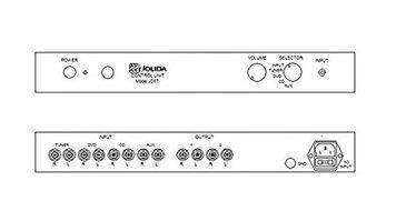 Jolida Audio - JD5T - Remote Control Unit with Tube Preamplifier in Black N3