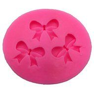 YING LAN Set of 2 Bow Molds for Candy Cake Decorations - Silicone Ribbon Mold