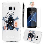 Badalink Galaxy S7 Case Shock-Absorbing Drop Protection TPU Bumper Protective Back Cover Slim-Fit Flexible Easy... N19