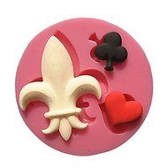 Y&amp;XL&amp;H Plam and Peach Fondant Cake Chocolate Silicone Molds,Decoration Tools Bakeware N3