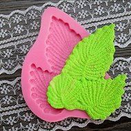 Y&amp;XL&amp;H Leaf Leaves Shaped Fondant Cake Chocolate Silicone Mold Decoration Tools N4