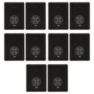Acoustic Audio 151B Indoor Outdoor 2 Way Speakers 3000 Watt Black 5 Pair Pack 151B-5Pr