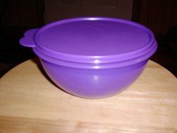 Tupperware 8cup Prep Essential Purple Bowl with Seal