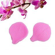 Y&amp;XL&amp;H Silicone Butterfly Orchid Petal Stainless Steel Cutter Flower Cutter Cake Decorating Moulds (Random Color) N5