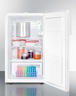 Summit FF511L7MED: Commercially listed compact all-refrigerator for medical use, with internal fan, lock, temperature...