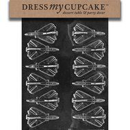 Dress My Cupcake Chocolate Candy Mold, Airplanes