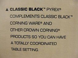 PYREX Black Mixing Bowl Nesting Set N8