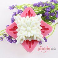 Y&amp;XL&amp;H A Square Flower Fondant Cake Chocolate Silicone Molds,Decoration Tools Bakeware N6
