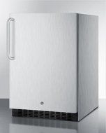 Summit SPR627OSCSSTB 24&quot; Built In/Freestanding Outdoor Refrigerator with Fully Finished Cabinet Factory Installed...