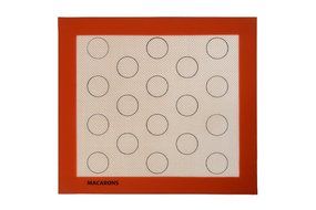 100% food grade silicone baking mat for macaron 44 circles white 11.8 X 15.7 inch N10
