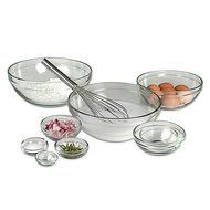 Tempered Glass Mixing Bowls (Set of 10) N4