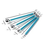 Pro Cake Tool | Incredible 4pcs Double Ended Cake Decoration/Sculpting Tool | Comfort Steady Easy Grip | Suitable... N8