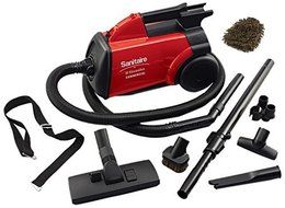 Sanitaire SC3683A Canister Vacuum, Detail Cleaning Commercial, Red (Complete Set) w/ Bonus: Premium Microfiber...