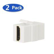 HDMI Keystone Coupler,VCE(2-PACK) HDMI Keystone Jack Insert,Gold Plated HDMI Female to Female Coupler Adapter