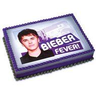 Justin Bieber Icing Art Image Cake Topper
