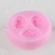 Y&amp;XL&amp;H DIY Three Holes Angle Silicone Mold Fondant Molds Sugar Craft Tools Resin flowers Mould Molds For Cakes N3