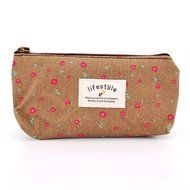 SymWell(TM) Storage Pouch Purse Sweet Flower Floral Pencil Pen Case Cosmetic Makeup Tool Bag Best Selling N3