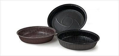 Paper Baking Round Pie Molds Easy Baking /Easy Release No Need To Spray Color Black Size B 7 51/64 x H 63/64&quot;... N2