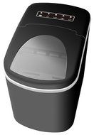 Ivation IVA-ICEM15SIL Portable Ice Maker with Easy-Touch Buttons for Digital Operation, Silver N14