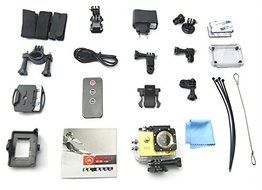 WIiFi Waterproof Action Camera,Underwater Video Camera 1080P FHD 12MP 2.0 Inch Bundle With 2 Batteries and FREE... N2