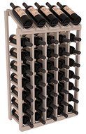 Wine Racks America Ponderosa Pine 5 Column 8 Row Display Top Kit. 13 Stains to Choose From!