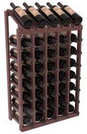 Wine Racks America Ponderosa Pine 5 Column 8 Row Display Top Kit. 13 Stains to Choose From! N2