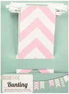 Ginger Ray Chevron Divine Bunting Hanging Party Decoration, Mixed