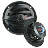 Boss Audio MR50B 5.25 Round Marine Speakers - (Pair) Black consumer electronics