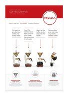 Osaka Large Gold Pour-Over Coffee Dripper with Wood Stand - Full Brewing Set for a Homemade Pourover - 27oz. Capacity... N5