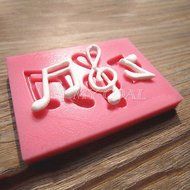 Musical Note Silicone Fondant Mold Cake Sugarcraft Decorating Chocolate Mould N3