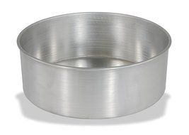 Crestware Commercial 8 x 3 Round Aluminum Cake Pan, Package of 6