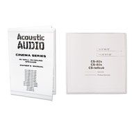 Acoustic Audio CS-I82S In Wall / Ceiling 8" Home Theater 3 Speaker Set 900 Watts CS-I82S-3S N4