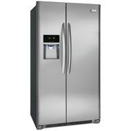 Frigidaire FGHC2331PF Gallery 22.6 Cu. Ft. Stainless Steel Counter Depth Side-By-Side Refrigerator - Energy Star